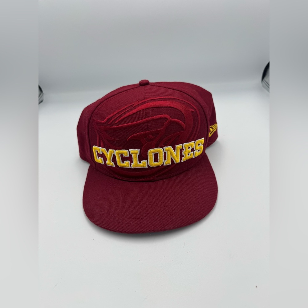 New Era Iowa State Cyclones Football Basketball 59FIFTY Snapback Hat 7 3/4